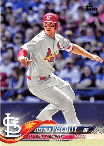 2018 Topps 158 Stephen Piscotty St. Louis Cardinals כרטיס בייסבול