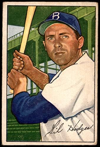 1952 Bowman 80 Gil Hodges Brooklyn Dodgers VG Dodgers