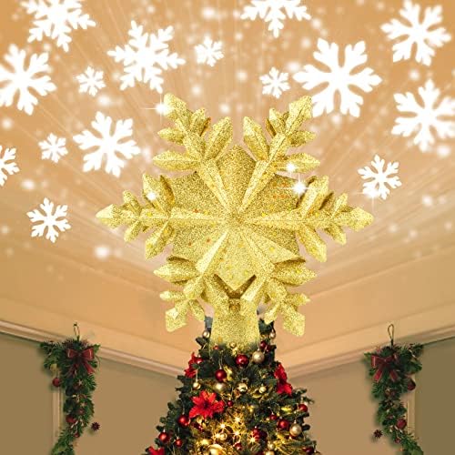 טופר עץ חג המולד, טופרי עץ חג המולד של פתית שלג בגודל 9.8 אינץ