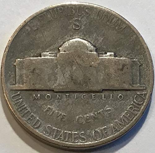 1943 S Jefferson Silver Nickel מוכר טוב