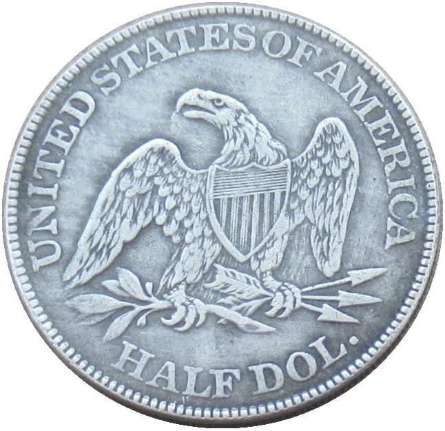 דגל חצי דולר אמריקאי 1865 מטבע זיכרון מצופה מכסף מטבע זיכרון