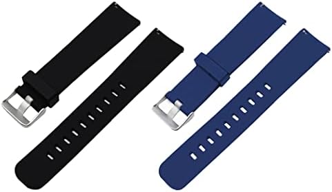 להקת שעון מהירה מהירה של צעד אחד תואמת ל- Huawei Watch GT פעיל 46 ממ החלפת סיליקון רצועת שעון חכמה עם אבזם טאנג