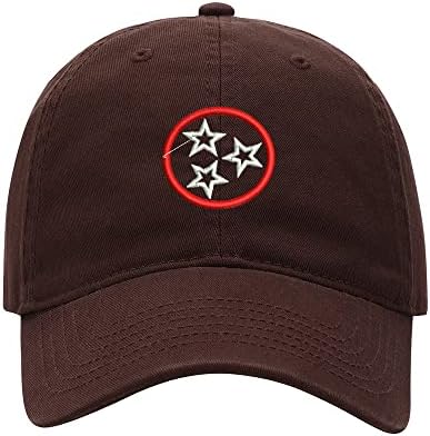 8502-כובע בייסבול גברים טנסי טריסטאר רקום כותנה שטופה כובעי בייסבול כובע אבא
