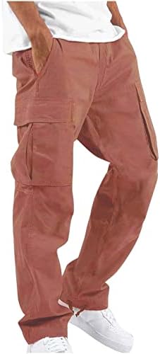 מכנסי מטען מזדמנים לגברים שרוך מכנסי בגדי עבודה מטיילים מכנסיים רצים מרובי כיסים אופנה חיצונית ריצה מכנסיים מגניבים