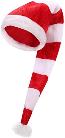 מצחיק סנטה כובע חג המולד קטיפה קטיפה כובע חידוש אדום חג המולד כובע חגיגי סנטה ראש כובע חג מסיבת משפחה תלבושות כובע