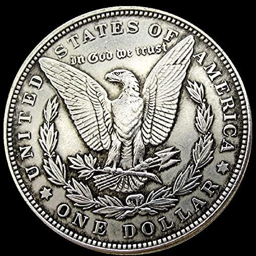 מטבע מטבע מטבע מטבעות מטבעות ארהב מורגן דולר העתקים זרים 62 אוסף מטבעות