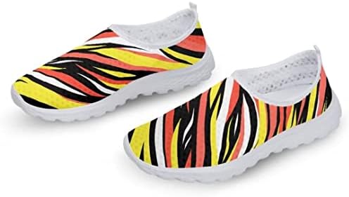 PinuPub Running נעלי הליכה לגברים הדפס צבעוני בהתאמה אישית של מבוגרים נושמים רכים ומגניבים נעלי ספורט