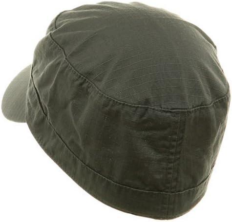 כובע צבאי עם ריפסטופ כותנה מצויד-פחם