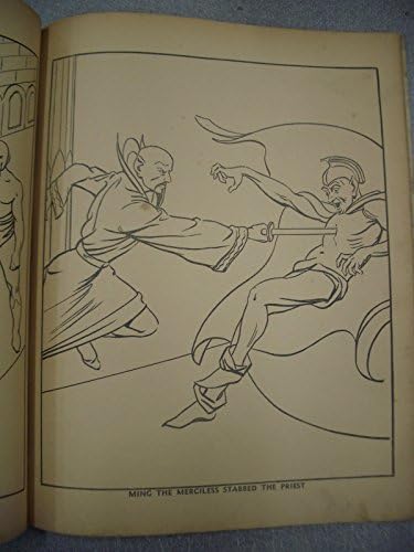 פלאש גורדון צבע ספר 1936 ויטמן מינג חסר רחמים