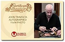 ג'ון טרבולטה חתימה על חתימה בדיוני וינסנט וגה היטמן 11x14 צילום