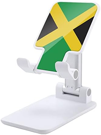 דגל ג'מייקני טלפון סלולרי עומד מתכוונן טבליות מתקפלות לאביזרי טלפון שולחן עבודה