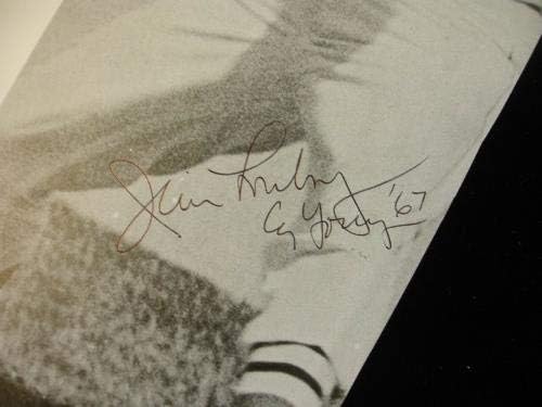 ג'ים לונבורג 'Cy Young' 67 'חתימה 4.5 x 14 חתך מגזינים - מגזיני MLB עם חתימה