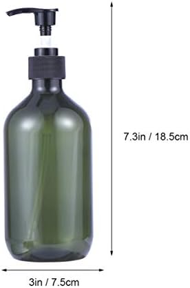 Topbathy 4pcs בקבוקי שמפו ריקים אטומים בקבוק משאבה מגוונת נטולת קרם נטול טפטוף מיכל סבון יד