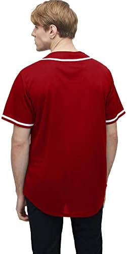 יוג'י איטאורי גופית בייסבול גברים חולצה שרוול קצר V צוואר צוואר כפתור כלפי מטה חול חולצות ספורט בגדי S-4xl