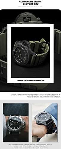 Neyens גומי שעון 22 ממ 24 ממ 26 ממ רצועת שעון סיליקון מתאימה לפנארי צולל צולל פאם כחול ירוק צמיד אטום מים