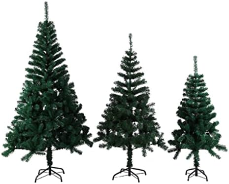 AOOF 120 סמ -240 סמ עגול עגול עלה PVC עץ חג המולד רגיל קישוטי חג המולד 240 סמ