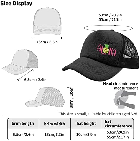 כובע כדור בייסבול פעוט כובע כדור חוף לכובעי נוער לבנים קל משקל.
