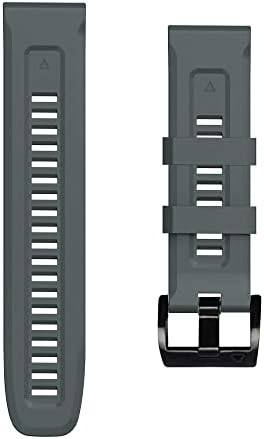 Fulnes for Garmin fenix 7 7x 6x 5x Watchband 22 צמיד 26 ממ עבור fenix 6 Pro 5 פלוס אבזם רצועות שעון מהירות סיליקון סיליקון מהיר