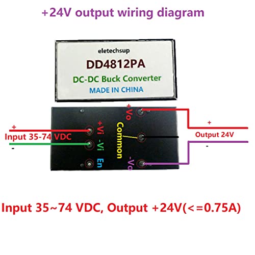 מתח מתח גבוה מבודד EBIK POWER 36V 48V 64V 72V עד כפול 12V יחיד 24V DC DC DC Step-Down Converter Lead-Adid Carution Audio Audio