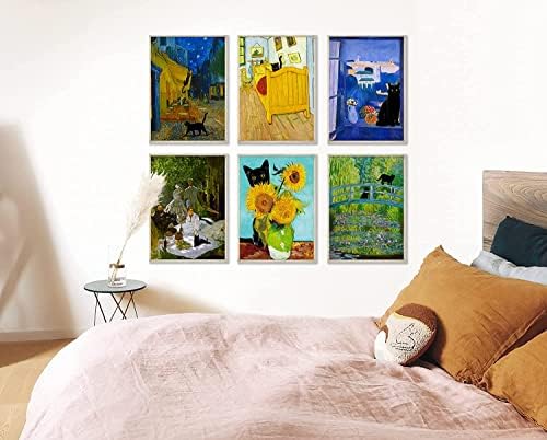 ציורים מפורסמים לאמנויות יפות עיצוב קיר - חתול שלט וינטג
