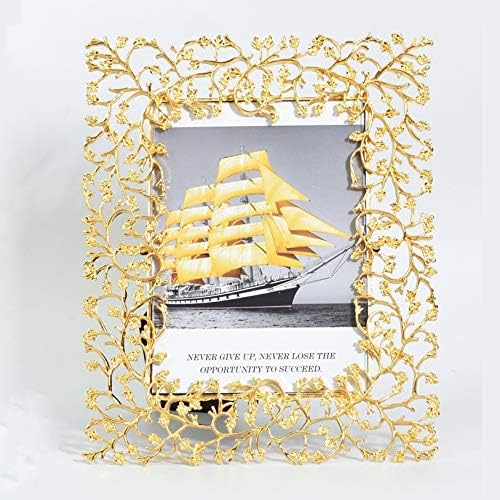 מסגרת צילום Geltdn מיני יצירתית מיני קישוט בית זוג חתונה זוג מומלץ מסגרת תמונה זהב