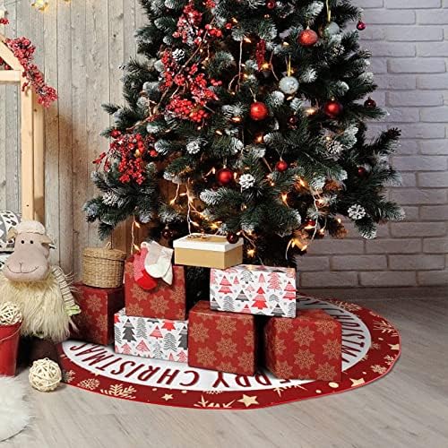 חצאית עץ חג המולד צללית לחג המולד, מחצלת קישוטים של שלג 30 x 30, מחצלת בסיס עץ פתית שלג למסיבת חג חיצונית מקורה קישוטים לחג המולד