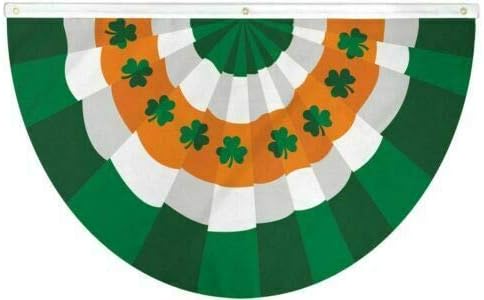 יום פטריק הקדוש דגל גבתון 3 על 5 רגל אירלנד אירלנד ירוק טפיחות שמרוק קישוט
