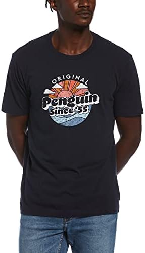 מקורי של פינגווין זמנים טובים לוגו לוגו שרוול קצר חולצה
