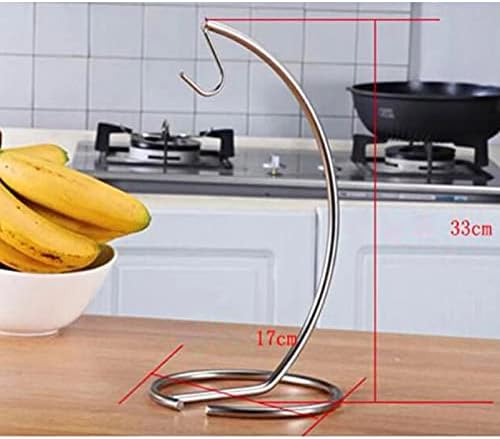 מתלה בננה מתלה בננה מתלה בגדי בננה להצגת פירות אחסון מטבח וו רב -תפקוד נירוסטה מציגה 0430