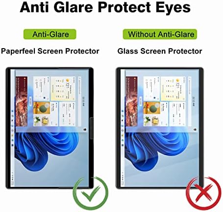 מגן מסך נייר טבלאות immoenuc עבור Microsoft Surface Pro 9 13 אינץ '/Pro 8 מסך מגן על אביזרי סרטים מגן