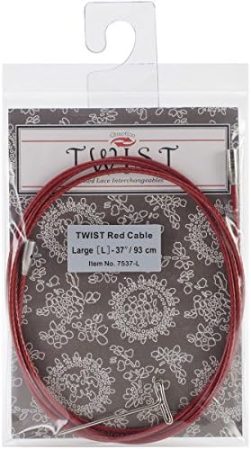 צ ' יאוגו טוויסט קטן תחרה להחלפה כבלים, 37-אינץ, אדום
