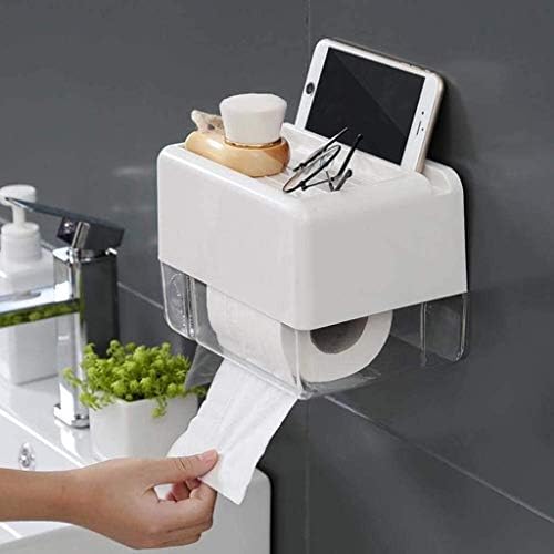SMLJLQ קופסת טואלט קופסת טואלט נייר טואלט מגש גליל אמבטיה מגבת נייר אטום למים