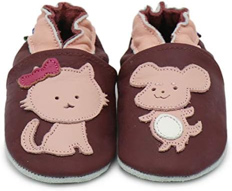 פעוט ילדים יוניסקס נעל בעלי החיים פרח רך בלעדי עור תינוק נעליים