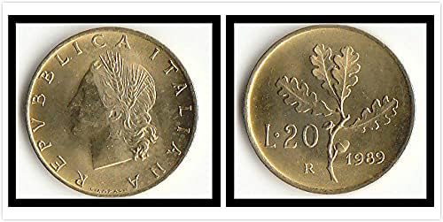 איטליה אירופית אירופאית 20 שנה מרושעת מלחמת העולם השנייה אוסף מטבעות זרים אוסף 20 מטבע לירה אוסף מתנות מטבעות זרים נדירים