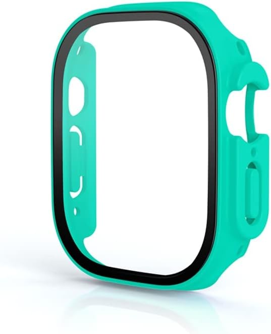 KAPPDE Glass+Case עבור Apple Watch Ultra 49mm Strap Smartwatch PC פגוש+מגן מסך כיסוי מחוסם Iwatch Series אביזרים