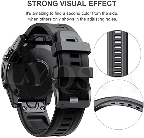CZKE רשמי סיליקון 26 22 ממ מהיר שחרור מהיר שעון Watchstrap עבור Garmin Fenix ​​7 7x 6 6x 5x 5 3 HR Watch Smart Watch Easyfit להקת כף היד