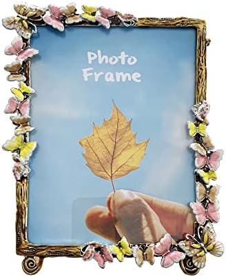 מסגרת תמונה של Tricune מסגרת תמונה 6x8 מסגרת תמונה עשויה מתכת פיוטר וזכוכית בהגדרה גבוהה לתצוגה עליונה אופקית ואנכית ...