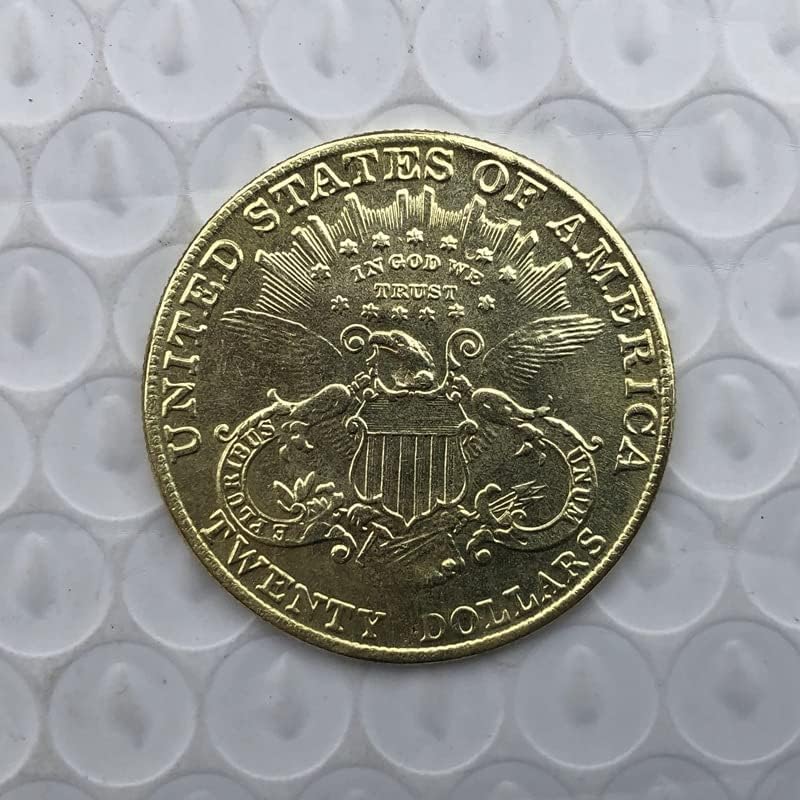 גרסת 1900p אמריקאית 20 מטבע זהב פליז עתיק מטבע זיכרון זר מטבע הזיכרון 34 ממ