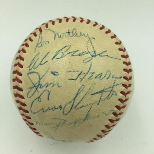 קבוצת סנט לואיס קרדינלס יפה 1948 חתמה על בייסבול סטן מוזיאלי JSA COA - כדורי בייסבול חתימה