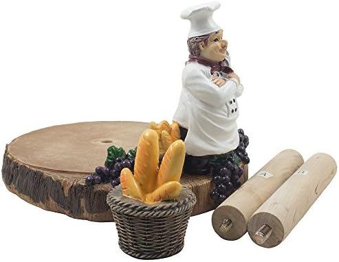 מחזיק מגבות נייר של השף הצרפתי פייר לעיצוב מטבח קוטג 'או דקורטיבי בר ומשטח משטח דוכן כמתנות כלה ייחודיות