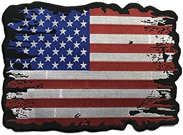 תיקון אחורי גדול l דגל אמריקאי עתיק