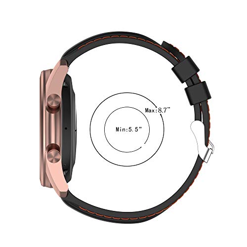 AISPORTS תואם ל- Huawei Watch GT2 פס 42 ממ סיליקון לגברים נשים, 20 ממ שחרור מהיר שעון רצועה רכה נוזלית נוזלית נוזלית רצועת החלפת סיליקון לגלקסי שעון 3 41 ממ/42 ממ/Active2/Active