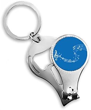 DANCG 5-LET STAFT כחול ציפורניים כחול ניפר טבעת מפתח בקבוקי שרשרת פותחן