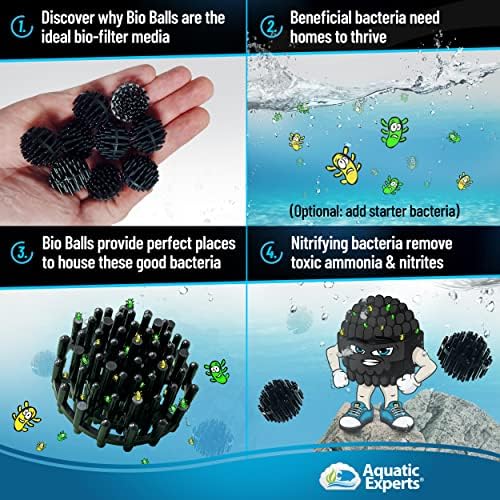 מומחים ימיים חדש ביו כדורי מסנן מדיה-1 אינץ קטן ביו כדור לאקווריום וברכת מסנן-מושלם ביו כדורי אקווריום מסנן מדיה-תוצרת ארצות הברית