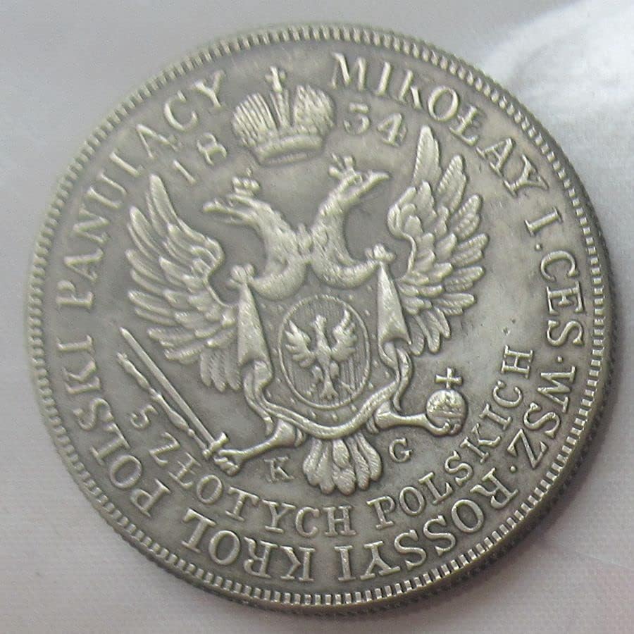 פולש דולר כסף 5 Zloty 1930-1934 5 מטבעות זיכרון עותק זר