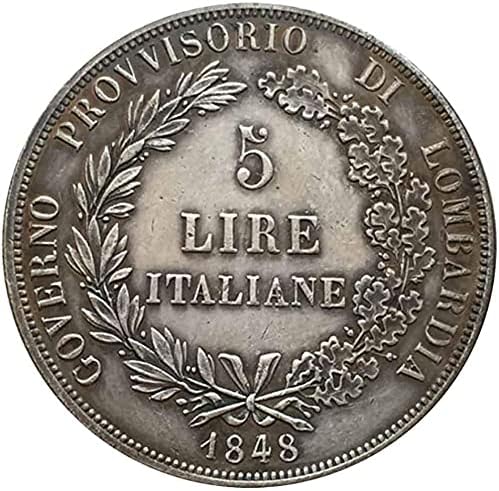 1848 היסטורי מטבע ישן שוויצרי האירו אתגר מטבע מטבע מטבע מטבע מטבע שירות לשירותי סיפוק לאב/בעל